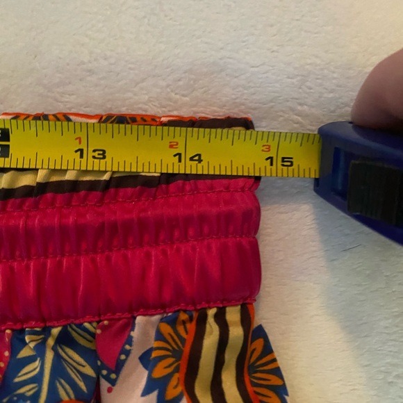 LAST CHANCE! Rachel Zoe Multicolor Tropical Wide Leg Pants - Picture 9 of 13